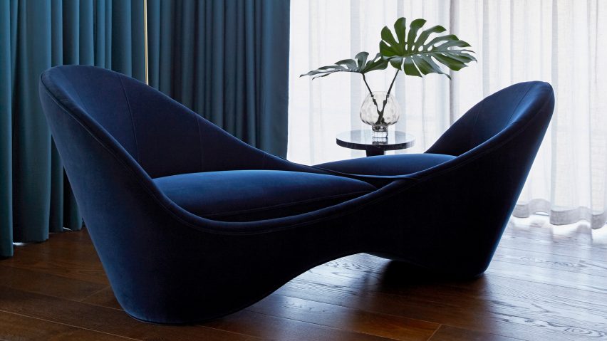 Mobius loveseat by Lauren Colquhoun for Bazaar