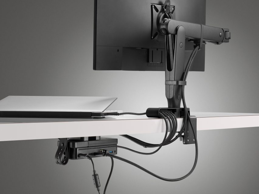 Under-desk docking station by Colebrook Bosson Saunders