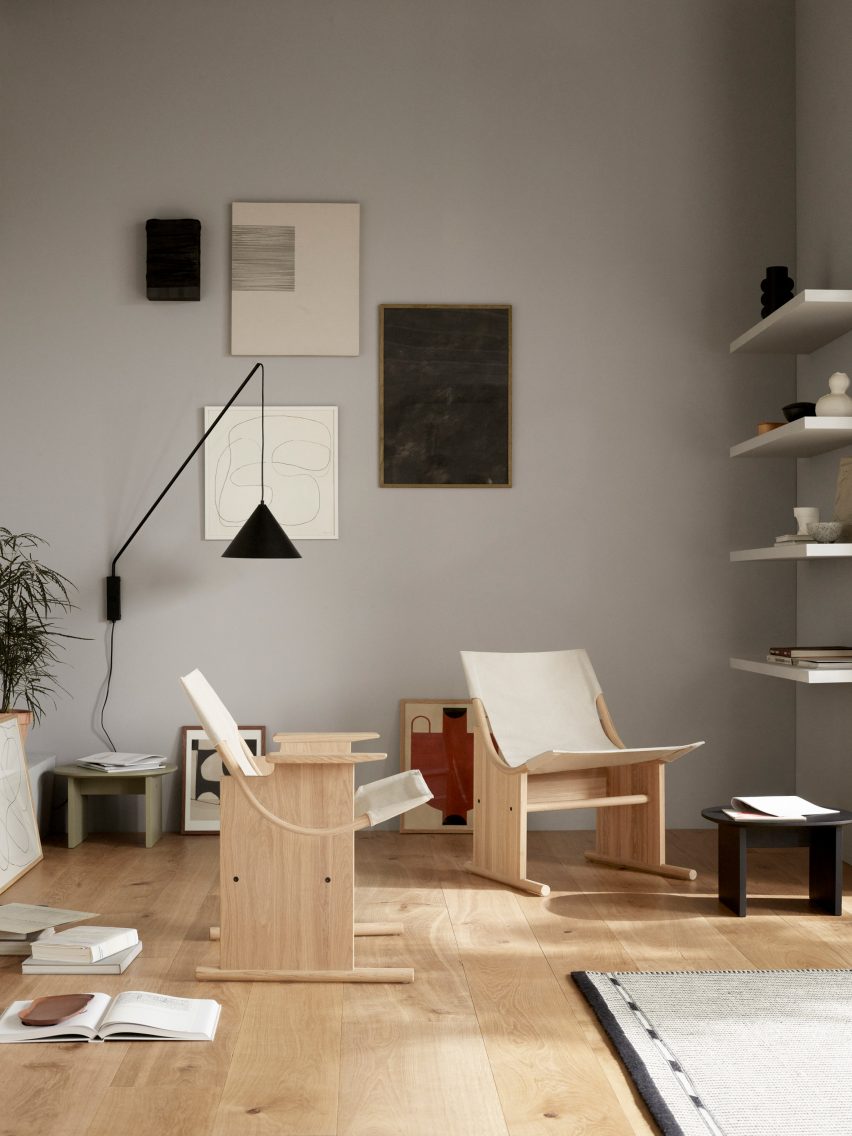 Takt chair made form oak