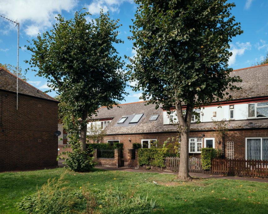 Council estate exterior in Bermondsey, London