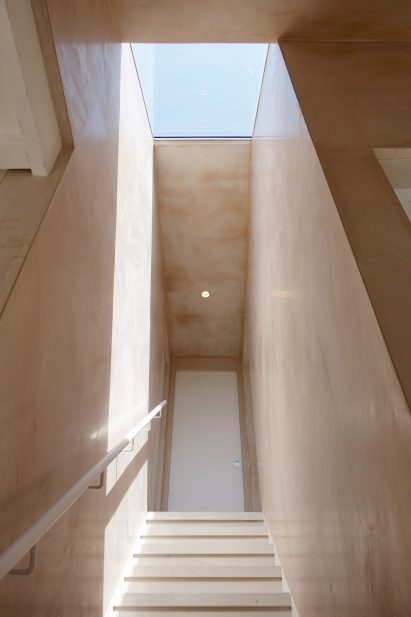 Staircase with skylight