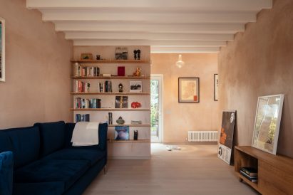 Living room in Council House Renovation