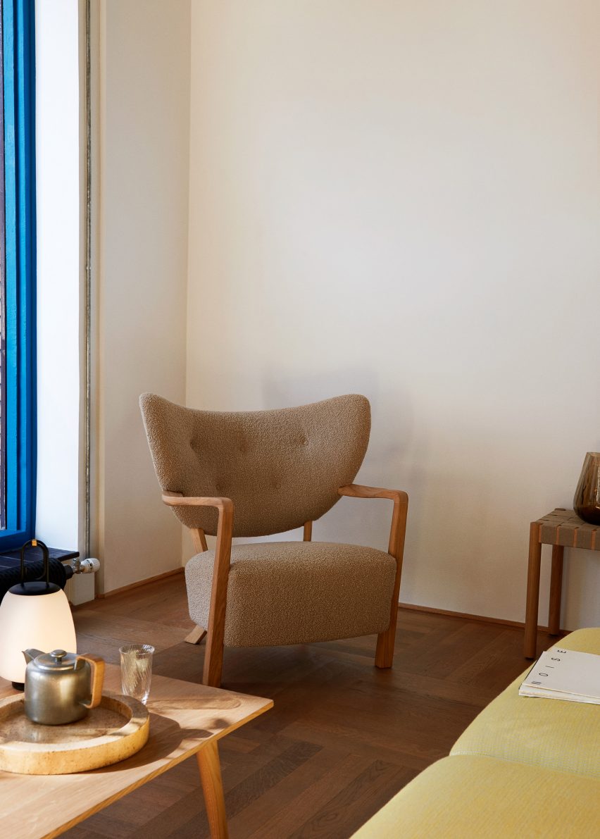 Wulff lounge chair in a living room