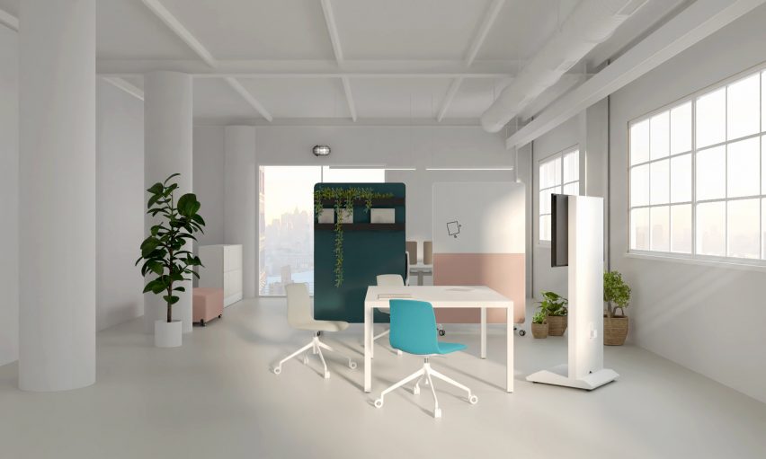 Agile Collection flexible workplace furniture by Actiu