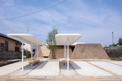 Landscape of Soil House by ADX architects