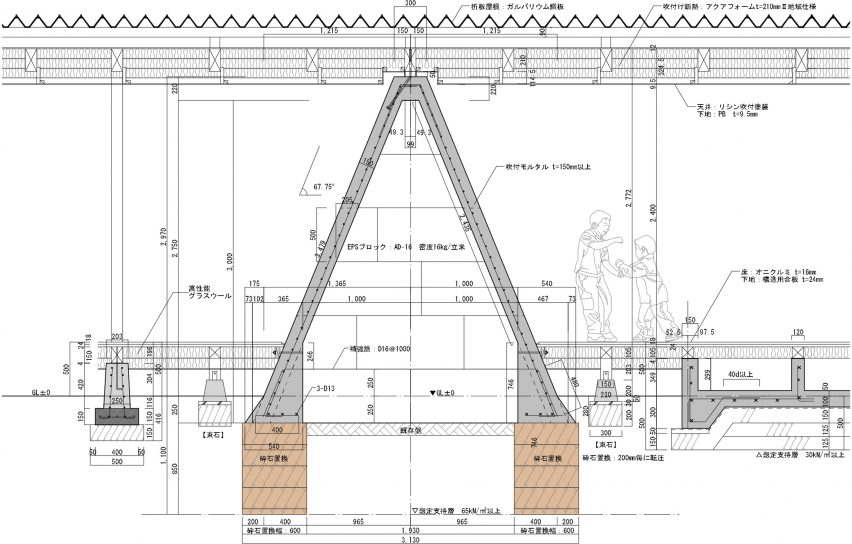 Diagram for Soil House in Minamisoma Japan