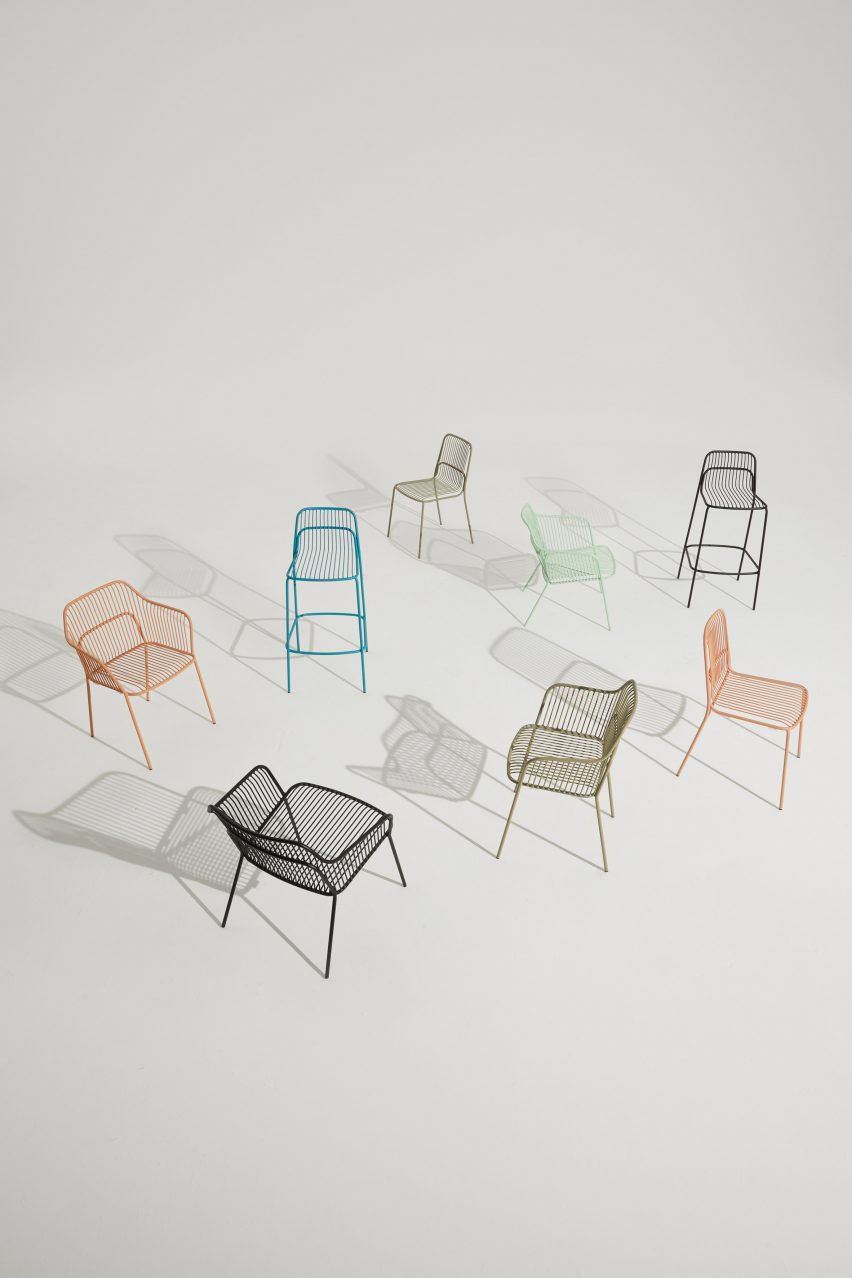 Outdoor seating by Allermuir