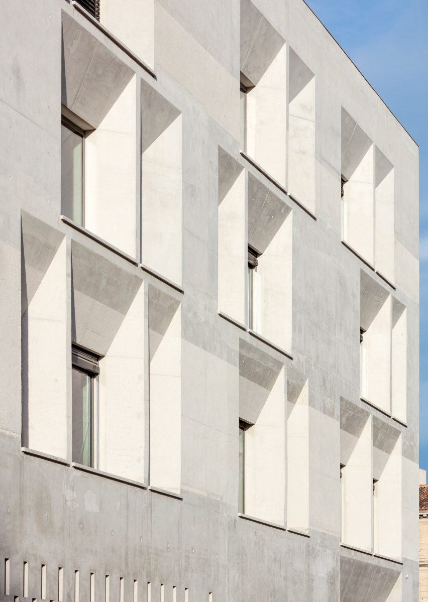 It has a brutalist look