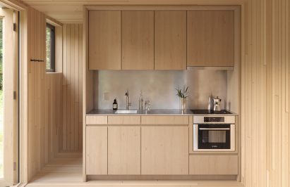 Kitchen of Arcana cabins