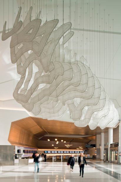 San Francisco airport interiors by Gensler