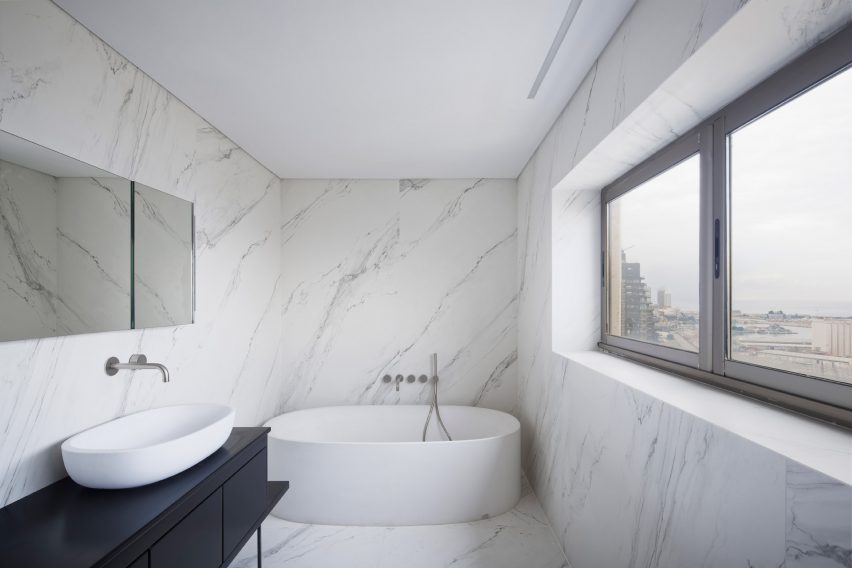 Bathroom in Aya Tower