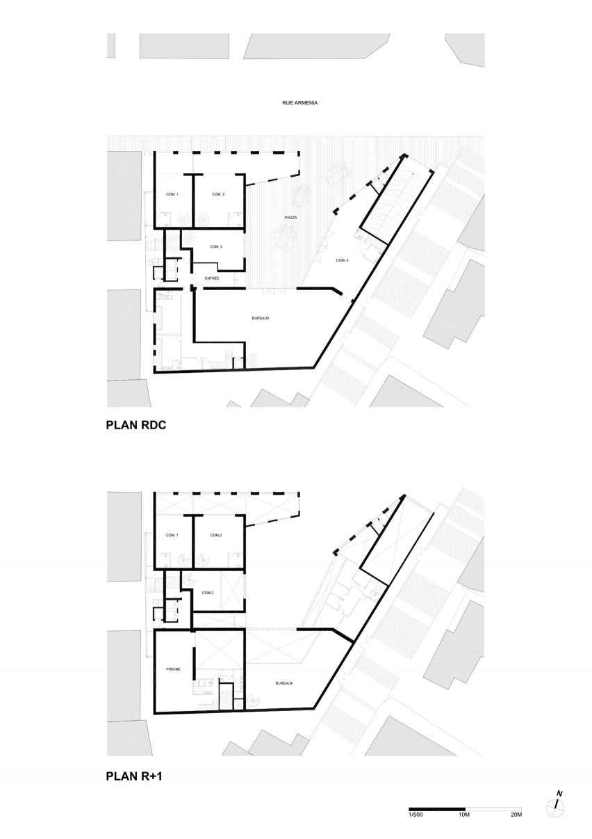 Aya Tower lower level floor plans