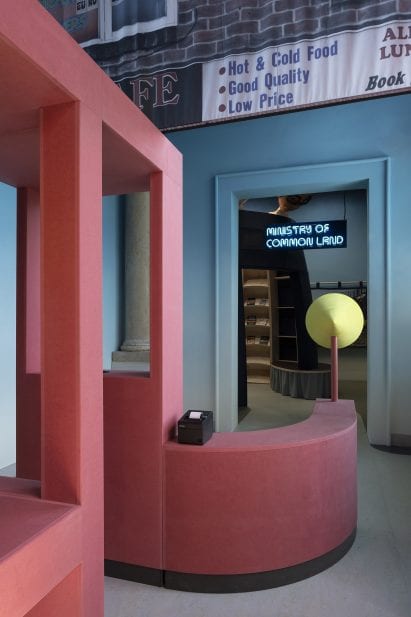 A installation inside the British Pavilion at Venice Architecture Biennale