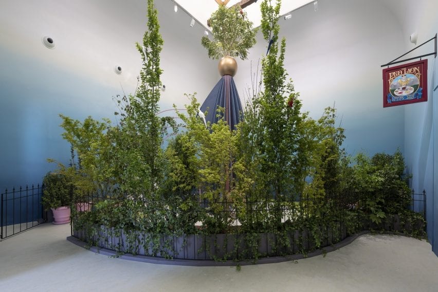 A garden-like installation at Venice Architecture Biennale