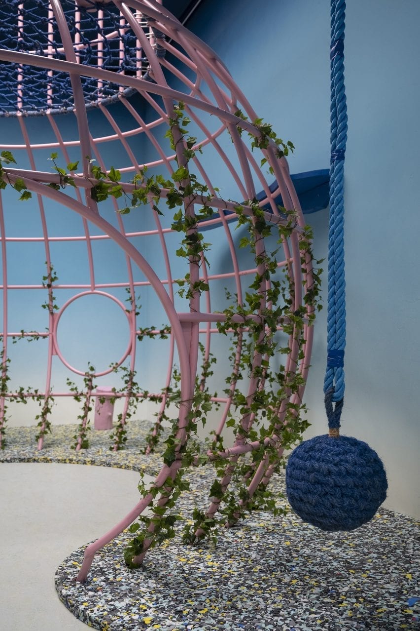 A playground-like installation at the Venice Architecture Biennale