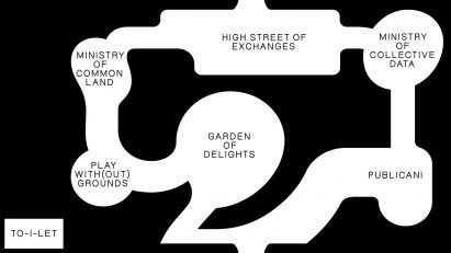 A map of the British Pavilion at Venice Architecture Biennale