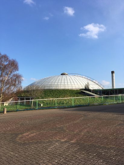 The exterior of the Oasis Leisure Centre in Swindon