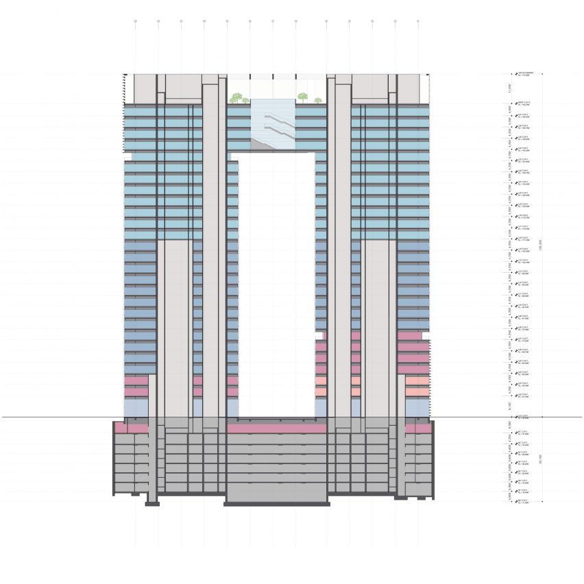 Bundang Doosan Tower by KPF in Seoul