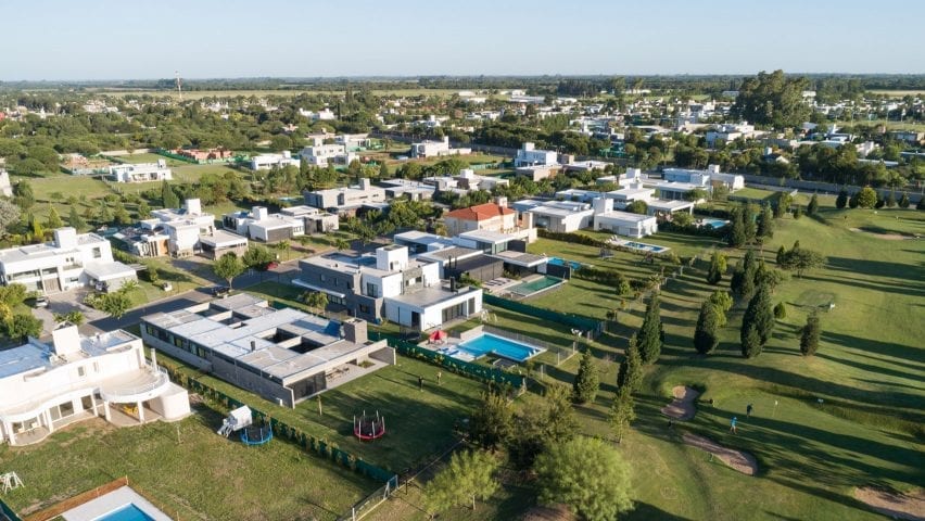 Houses on a golf course in Argentina