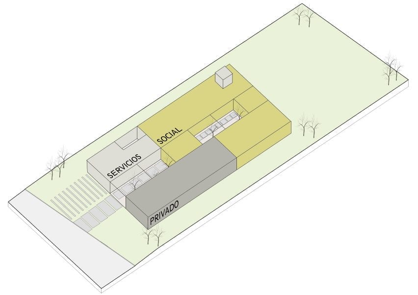 Plan for Casa SAB by PSV Arquitectura