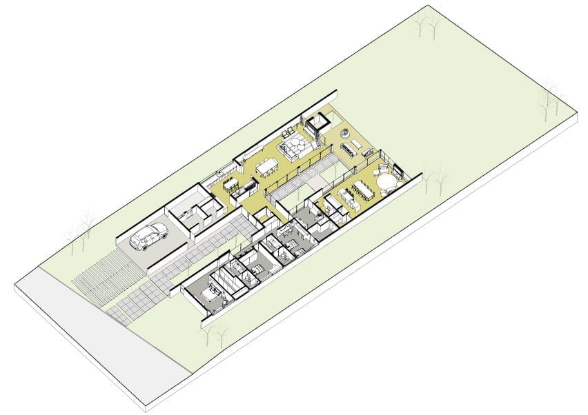 Plan for Casa SAB by PSV Arquitectura