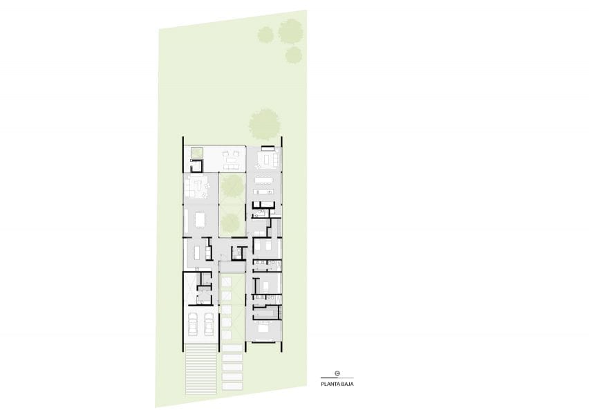 Plan for Casa SAB by PSV Arquitectura