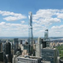 Photos show supertall skyscraper Central Park Tower nearing completion in New York