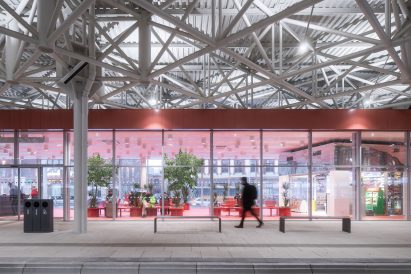Waiting area of Zvonarka bus terminal by Chybik + Kristof