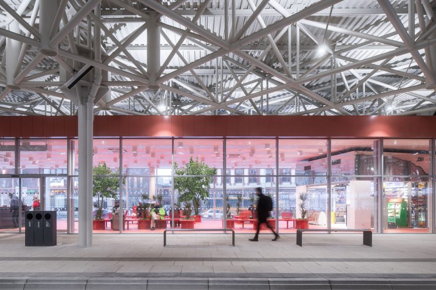 Waiting area of Zvonarka bus terminal by Chybik + Kristof