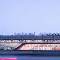 Exterior of Zvonarka bus terminal by Chybik + Kristof