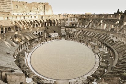 Colosseum wooden floor
