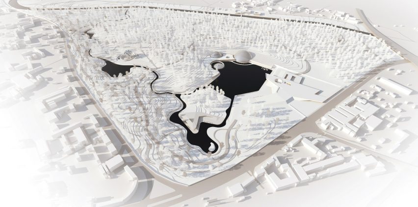 Wider masterplan drawing
