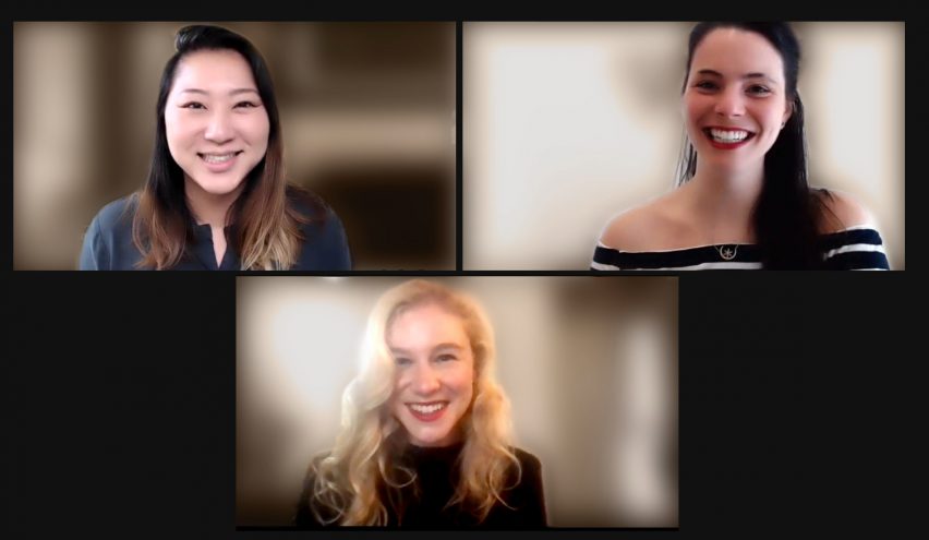Brittany Blum, Tessa Whitehead and Jae Lee