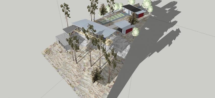 Rendering of the gallery