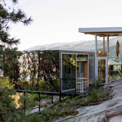Mirrored house extension