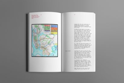 Pages of Gary Hustwit's new book on graphic design