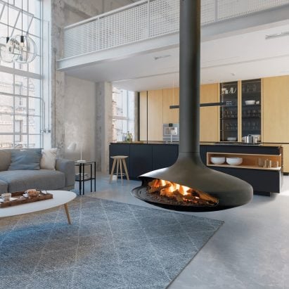 Gas Gyrofocus fireplace