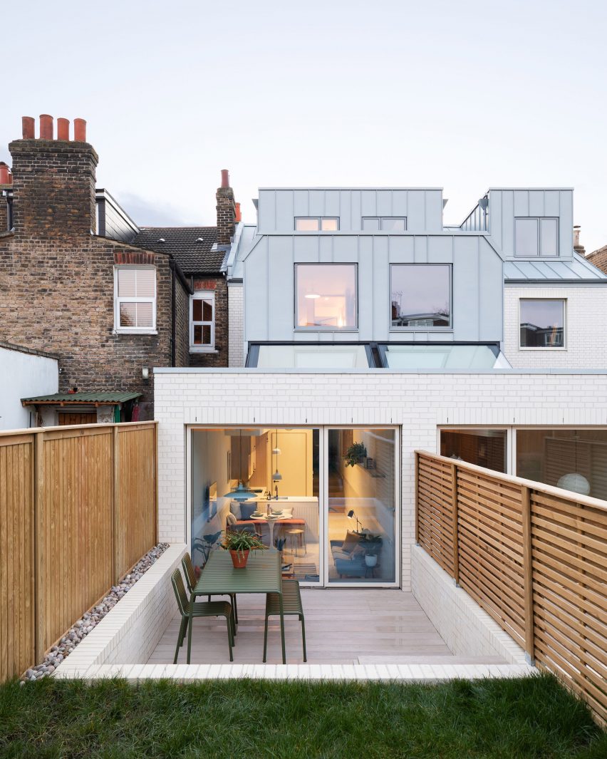 The exterior of the Ghost Houses by Fraher & Findlay