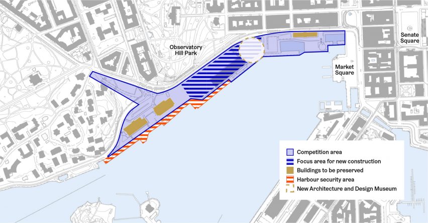 The competition site plan