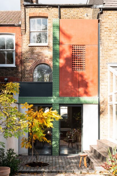 The rear of House Recast was updated an extension