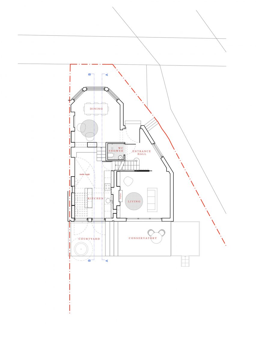 Interior plans of the home