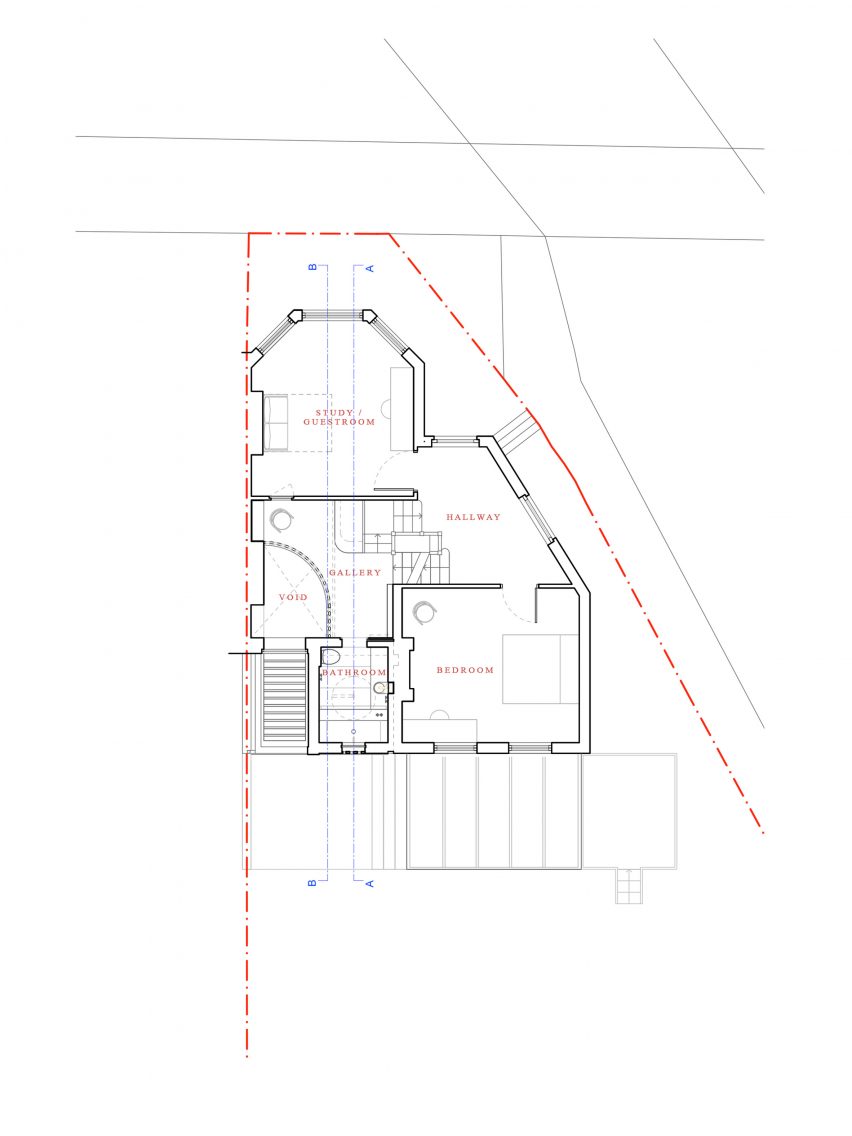 Ground floor plan of the home