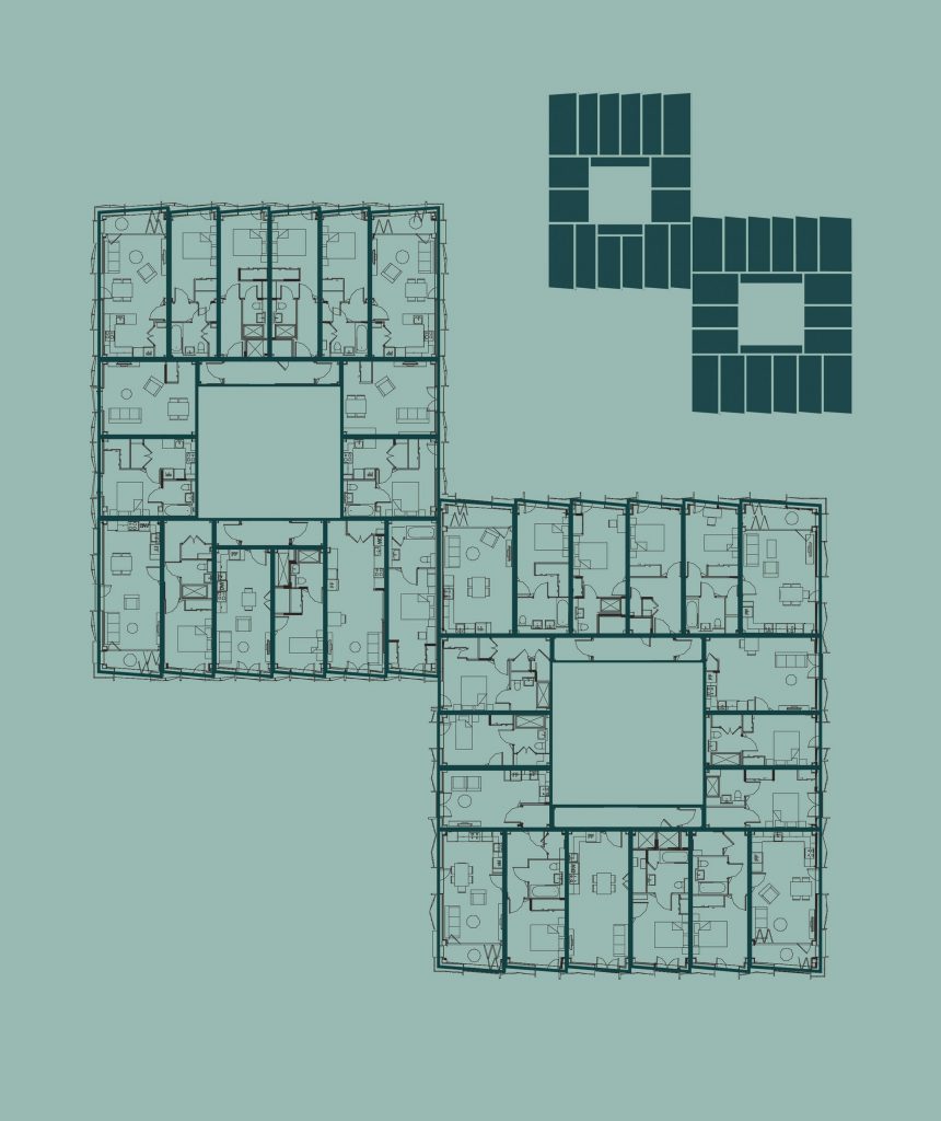 Plans of Ten Degrees housing scheme