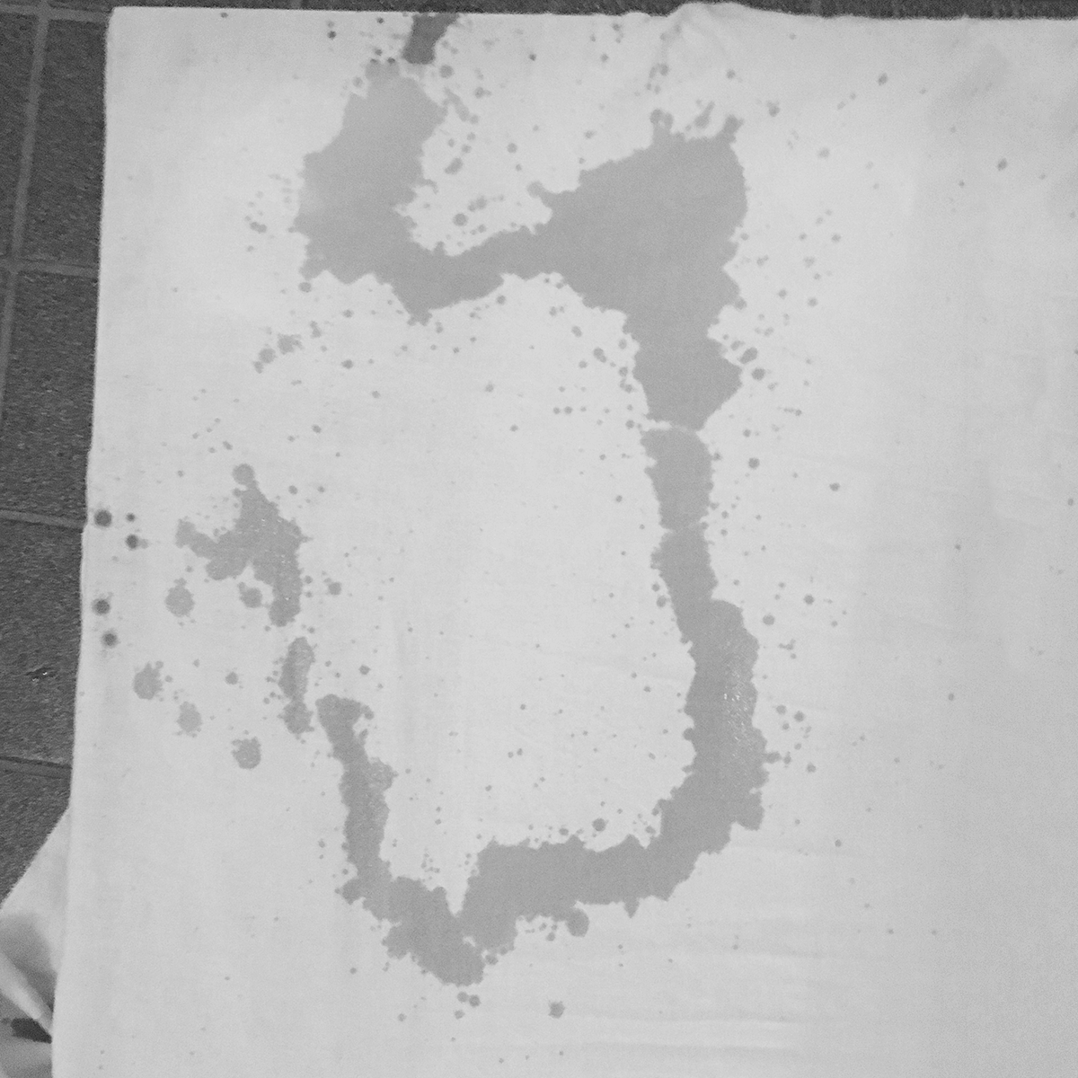 Pissjar created the typography out of their own urine