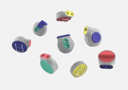 The air purifier is designed by Kevin Chiam