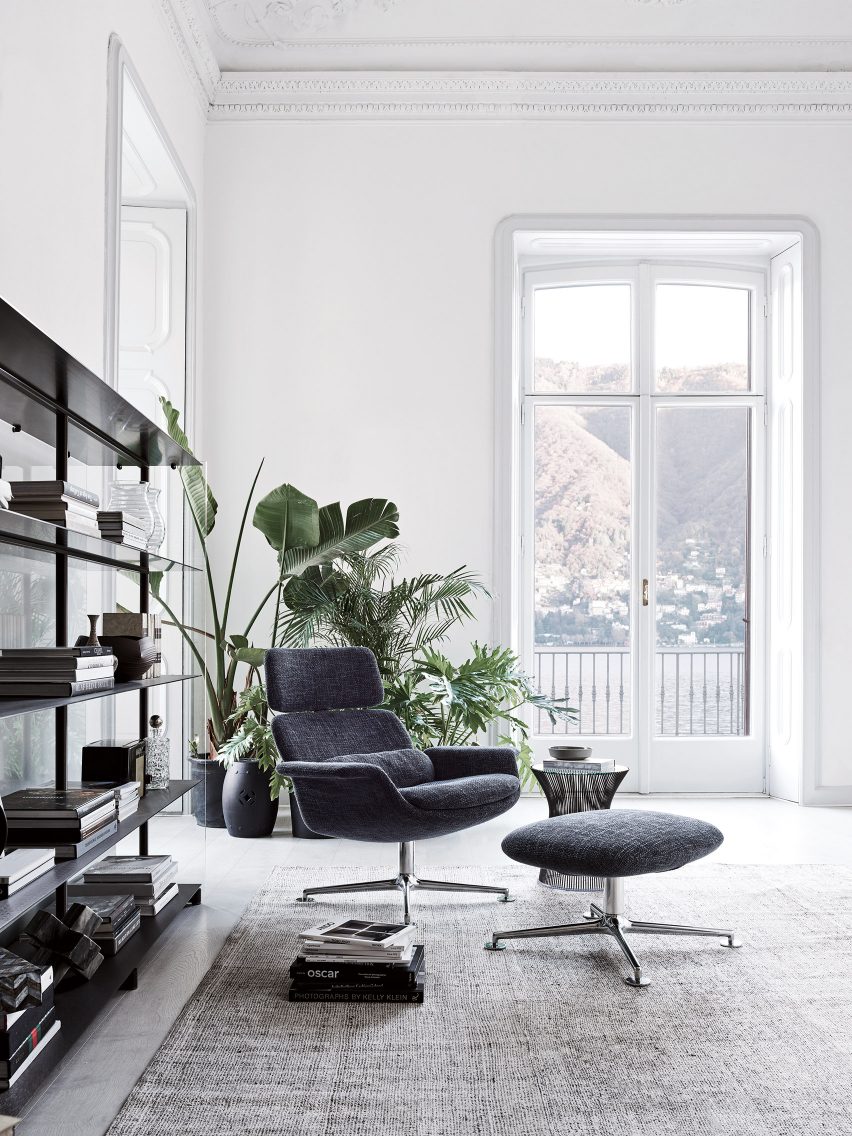 KN02 chair and KN03 ottoman