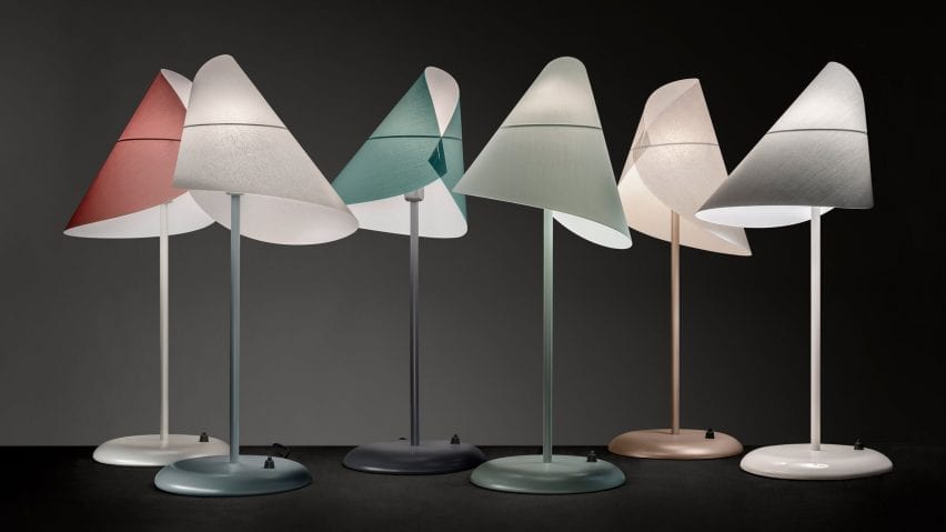 A group of La Lune Sous Le Chapeau table lamps