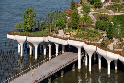 Bridge leading to Thomas Heatherwick's Little Island