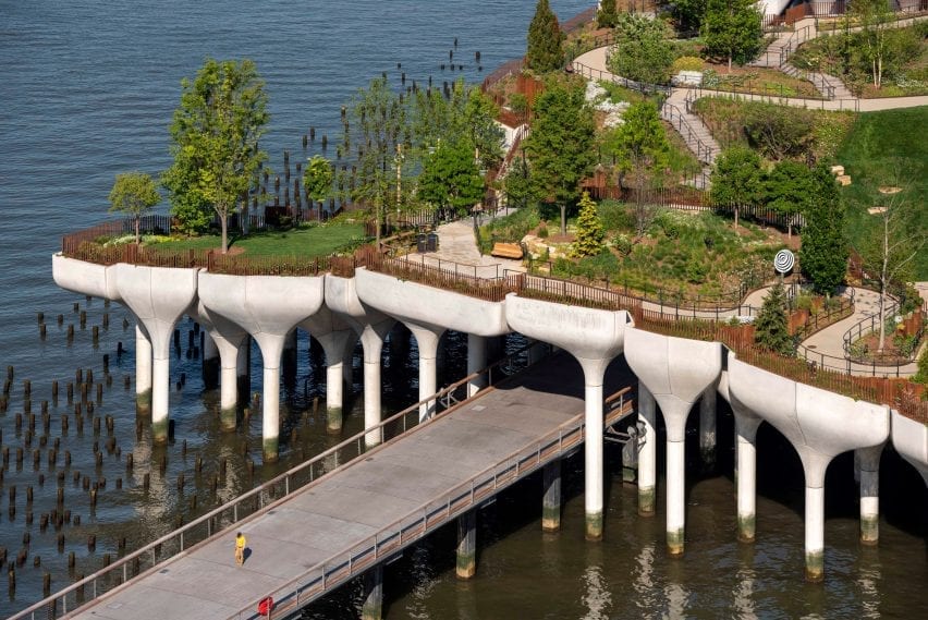Bridge leading to Thomas Heatherwick's Little Island