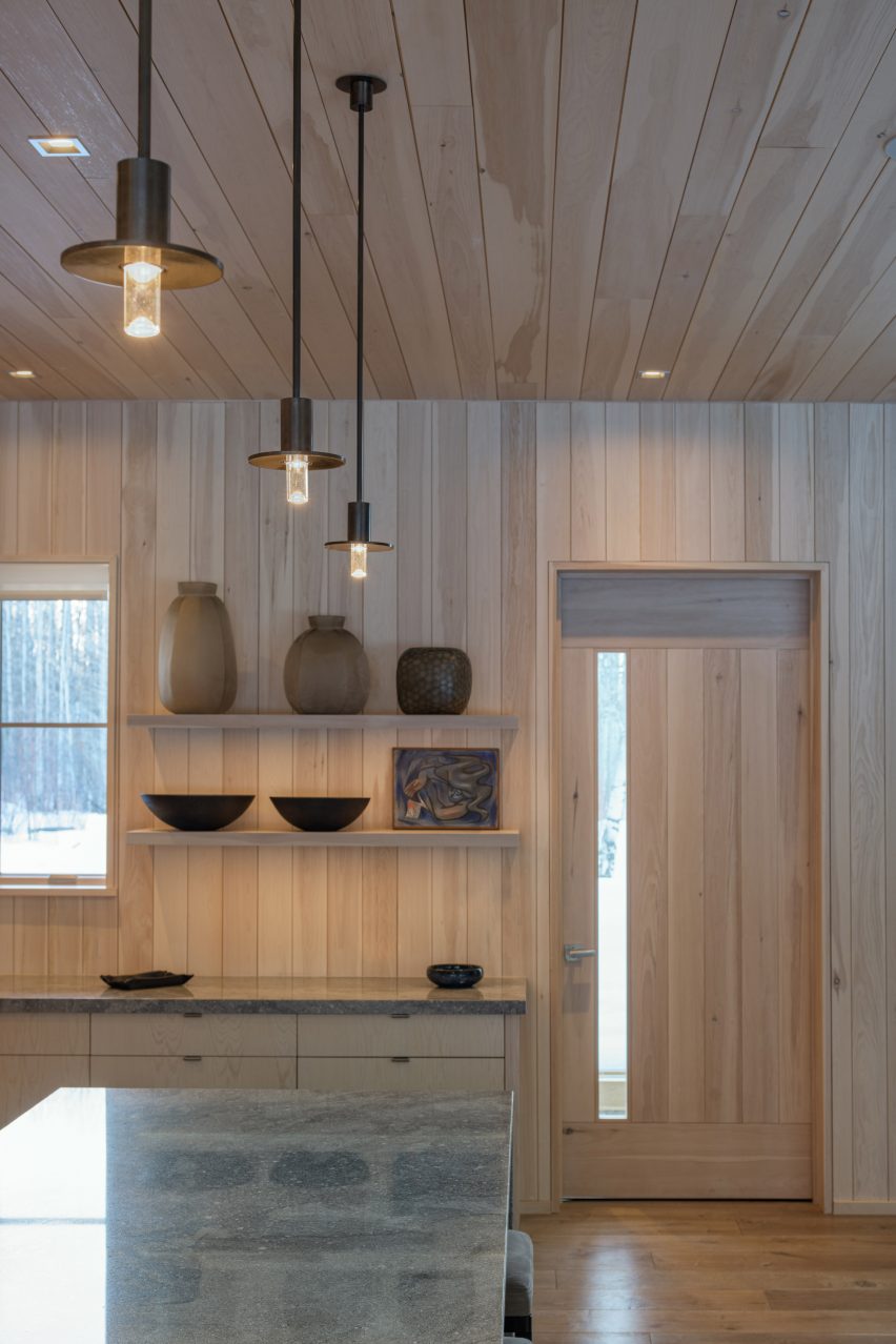 Spruce-clad home in Idaho